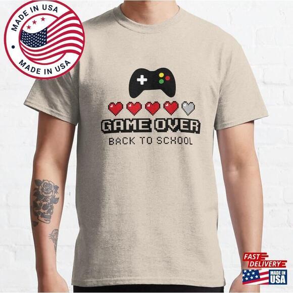 Tops - Game Over Back To School Shirt Kids T-shirt